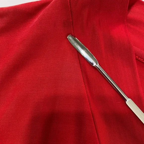 Dolan Left‎ Coast Red Tunic Dress Size S Loose Fit Minimalist Lagenlook Resort - Picture 5 of 11